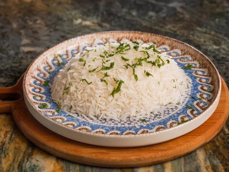 Steamed rice